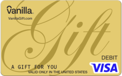 Gold Script Visa Gift Card
