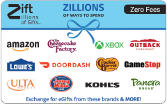 Zillions eGift NEW